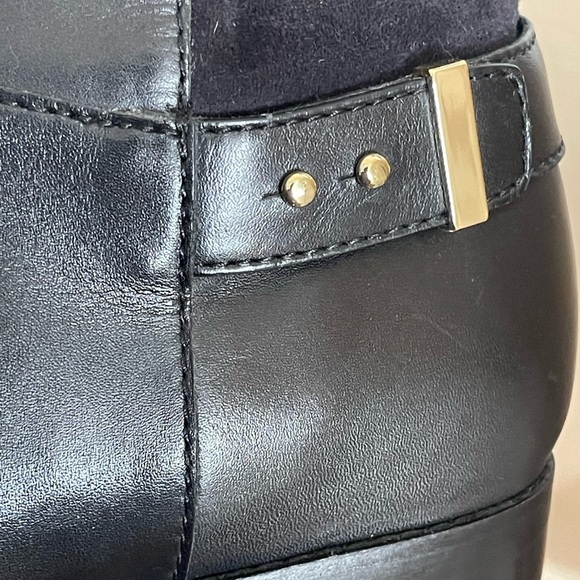 New! Cole Haan Adler Tall Stretch Back Riding black boots size 8.5B - Picture 14 of 16